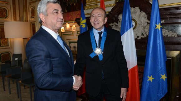 Collomb et président Arménie