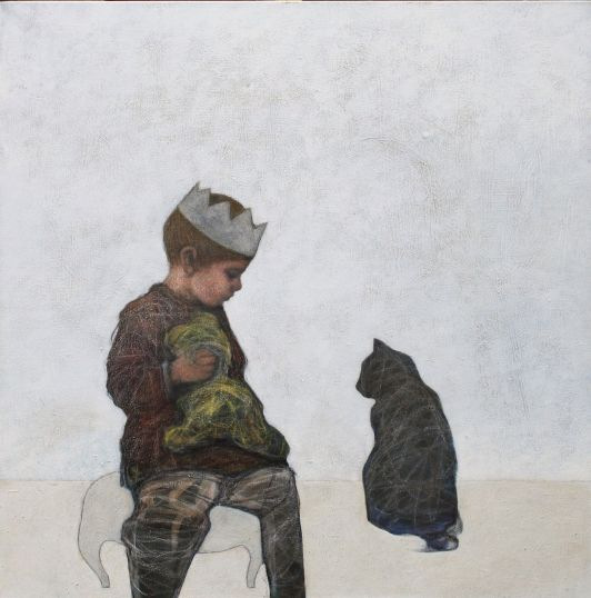 Sophie Burbaloff – Conversation, 120x120, 2017. Sophie Burbaloff – Conversation, 120x120, 2017.