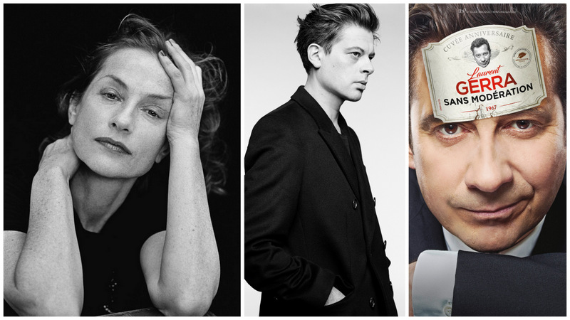 Isabelle Huppert / Benjamin Biolay / Laurent Gerra © Peter Lindbergh / Karim Sadli / Stéphane de Bourgies (montage LC) Isabelle Huppert / Benjamin Biolay / Laurent Gerra © Peter Lindbergh / Karim Sadli / Stéphane de Bourgies (montage LC)