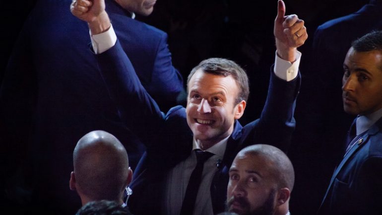 Emmanue Macron vainqueur