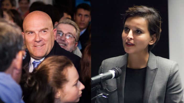 Najat Vallaud-Belkacem / Bruno Bonnell