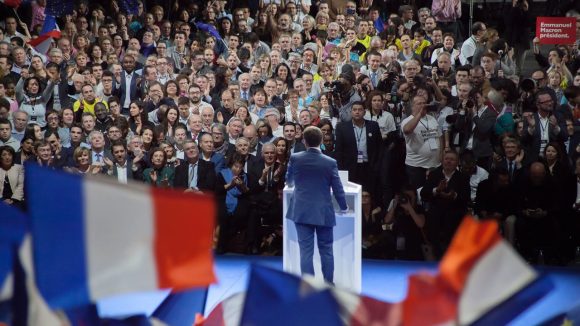 Meeting Macron Lyon février 2017