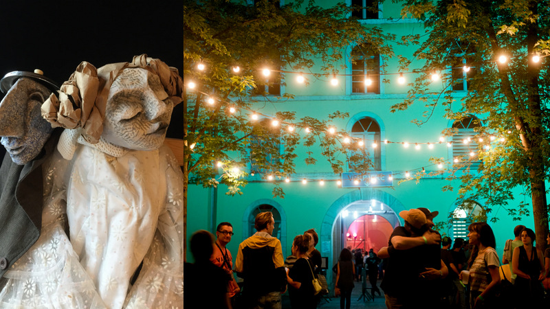 Livraisons d’été 2017 aux Subsistances, avec les marionnettes du Turak Théâtre © Turak / Bertrand Gaudillère (montage LC)