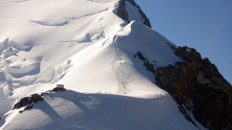 L'arête des Bosses