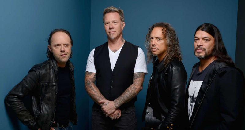Le groupe Metallica © DR Le groupe Metallica © DR