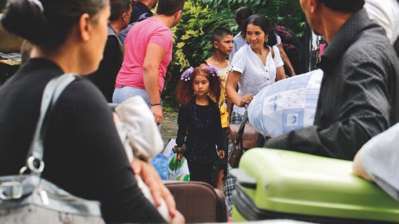 évacuation camp de roms villeurbanne 2016