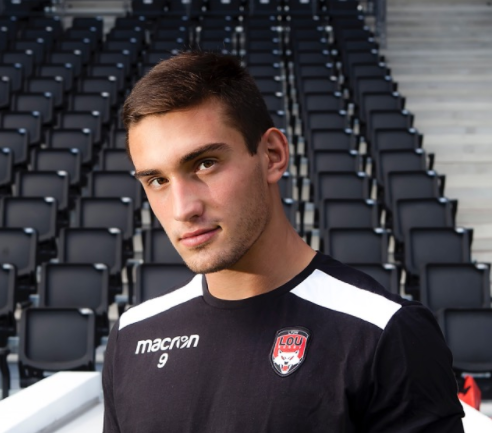 Le joueur du LOU Rugby Baptiste Couilloud © Tim Douet