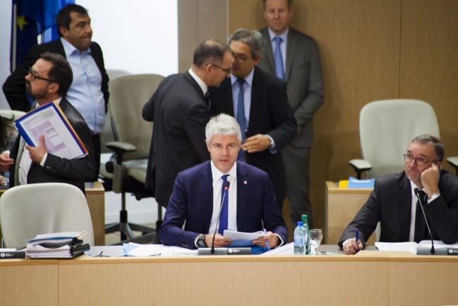 Laurent Wauquiez conseil régional région Etienne Blanc