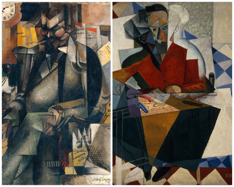 Albert Gleizes, L'Editeur Eugène Figuière, 1913 / Diego Rivera, L’Architecte Jesús T. Acevedo, 1915-1916 © © ADAGP, Paris 2017. Image © Lyon MBA - photo RMN/René-Gabriel Ojéda / © ADAGP, Paris 2017 © 2017 Banco de México. Diego Rivera Frida Kahlo Museums Trust, Mexico, D.F. Photo Francisco Kochen (MONTAGE LYON CAPITALE)