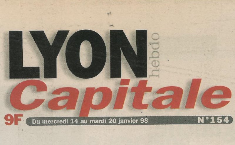Lyon Capitale n°154, 14 janvier 1998 © Lyon Capitale