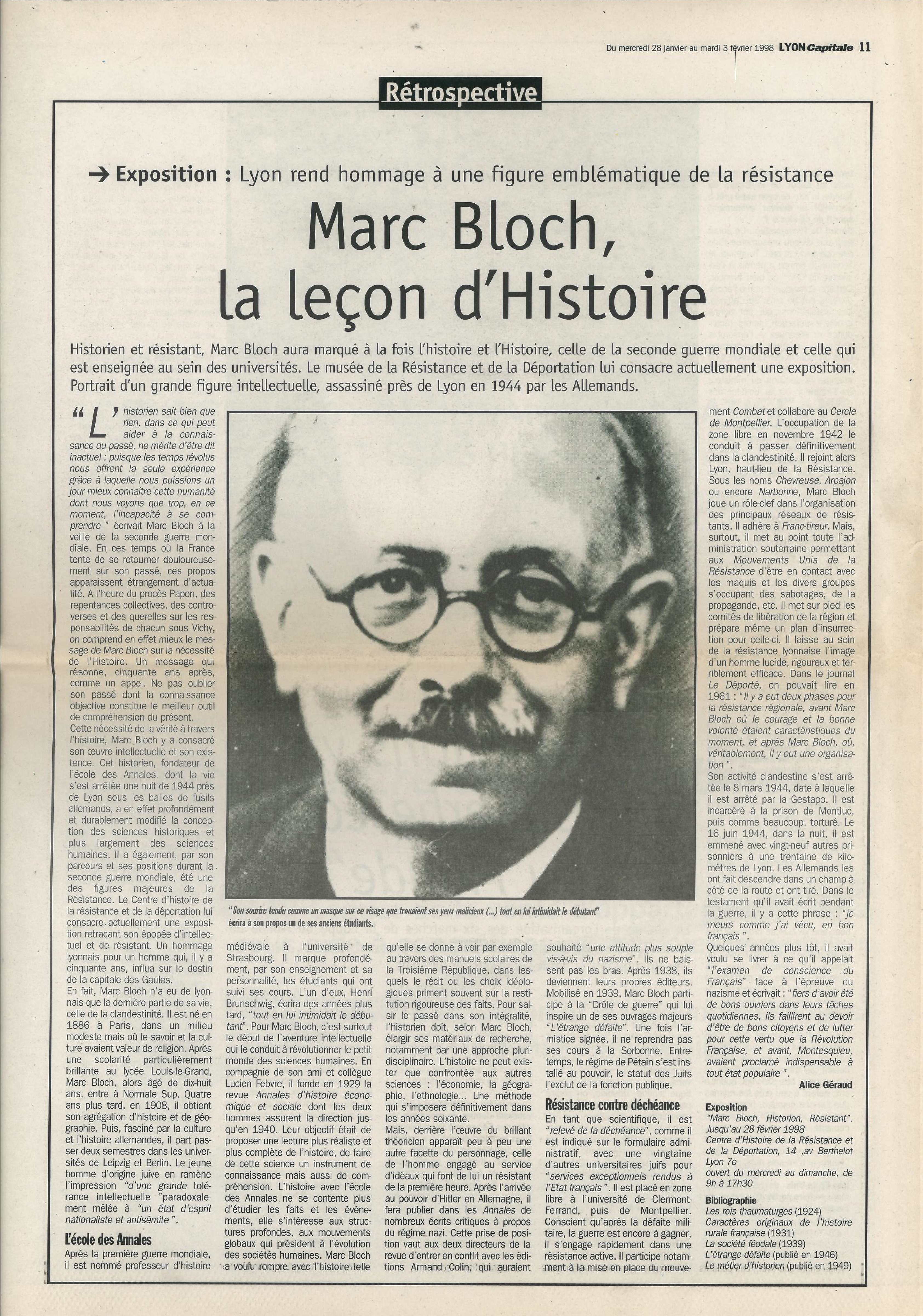 Lyon Capitale n°156, 28 janvier 1998, p. 11 © Lyon Capitale