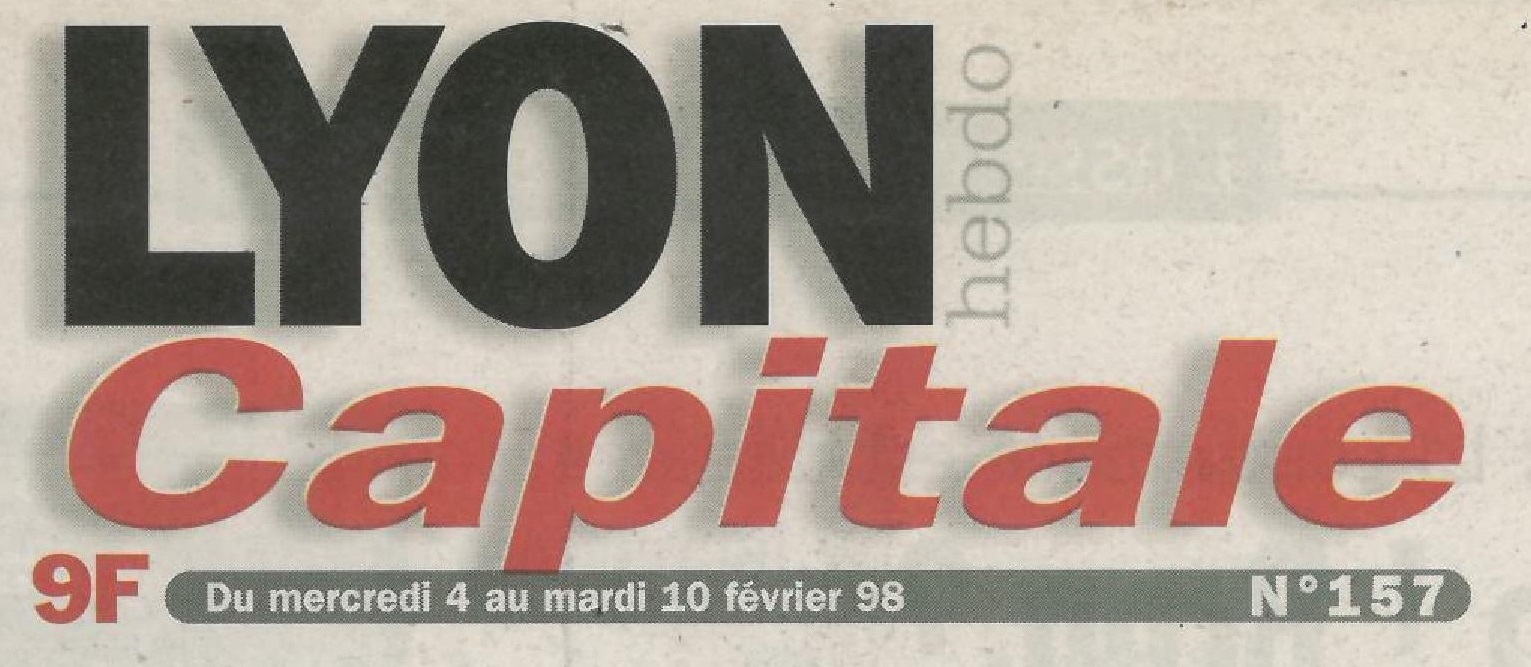 Lyon Capitale n°157, 4 février 1998, © Lyon Capitale