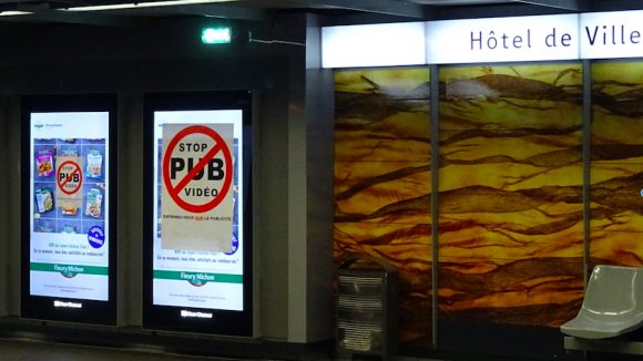 anti-pub métro
