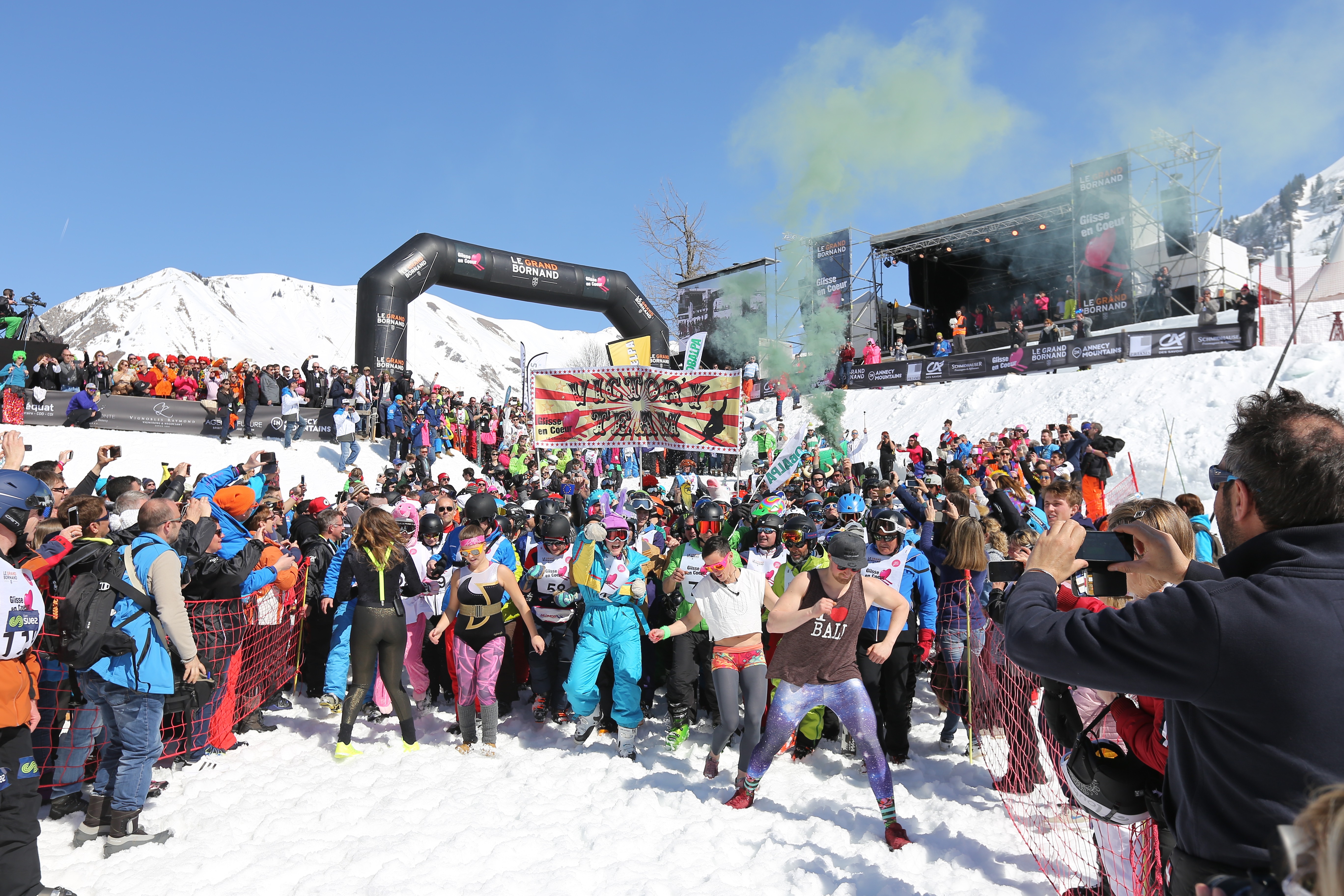 Glisse en Coeur au Grand-Bornand, un événement caritatif et festif