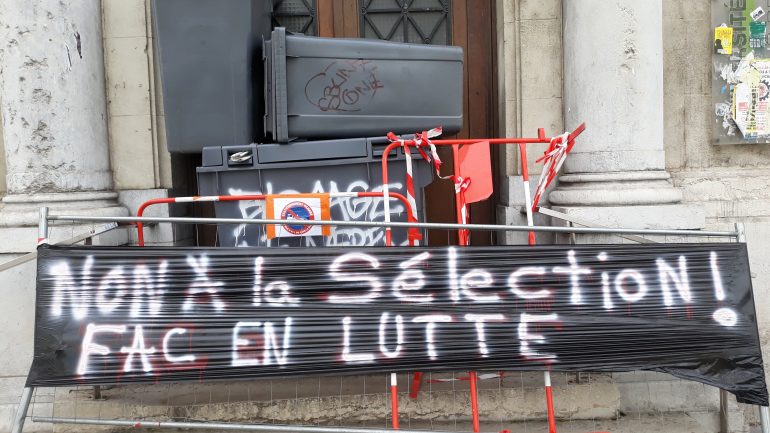 Au campus des Berges du Rhône le 09/04/2018 © Elie Guckert