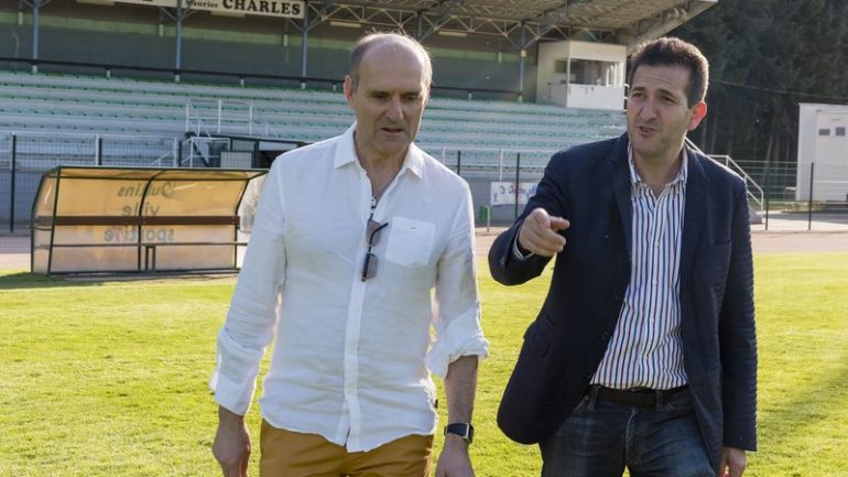 Les coprésidents du Cascol Football, Kamel Aït-Mahiout et Joël Montet © Tim Douet