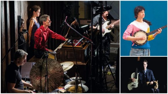 Yves Rechsteiner et sa bande de Rock the Organ / This is the Kit et William Z. Villain © Thomas Guillin / DR / Mary Stephan (montage LC)