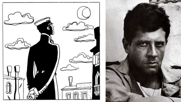 Corto Maltese et son créateur Hugo Pratt à Venise © Fable de Venise (1977) / Photo Cong. SA