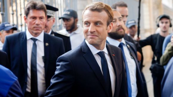Emmanuel Macron, à Lyon, en septembre 2017 © Tim Douet
