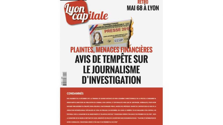 Une du mensuel Lyon Capitale de mai 2018 (777)