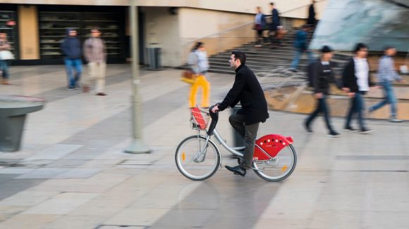 Vélo'v à Lyon © Tim Douet