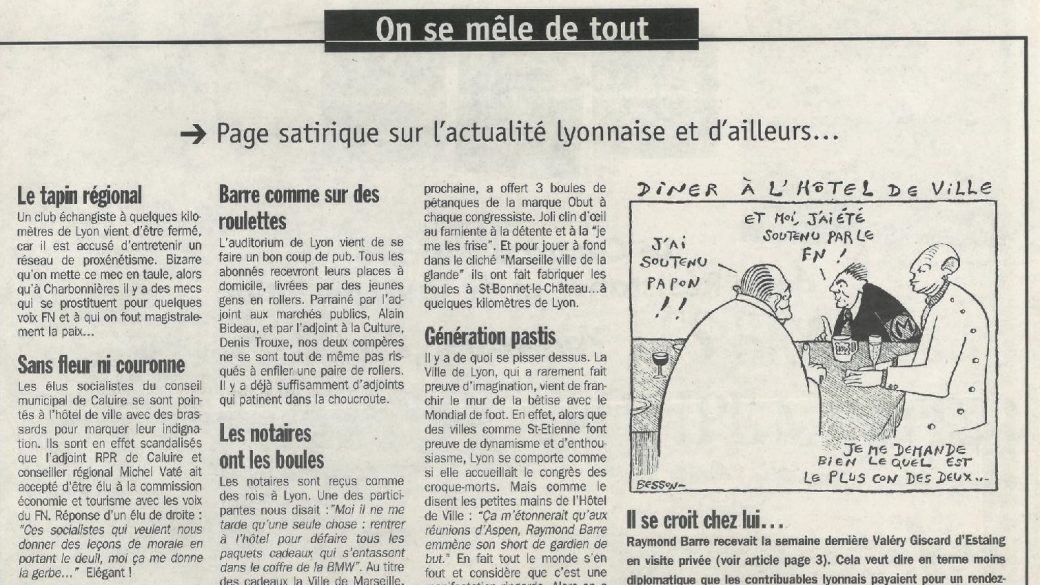 Il y a 20 ans : on se mêle de tout - Lyon Capitale