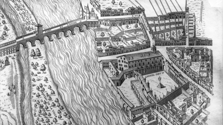 Le plan scénographique de Lyon (1550)