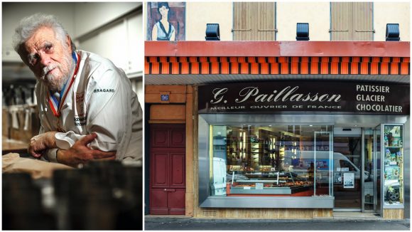 Gabriel Paillasson et sa pâtisserie à Saint-Fons © Tim Douet (montage LC)