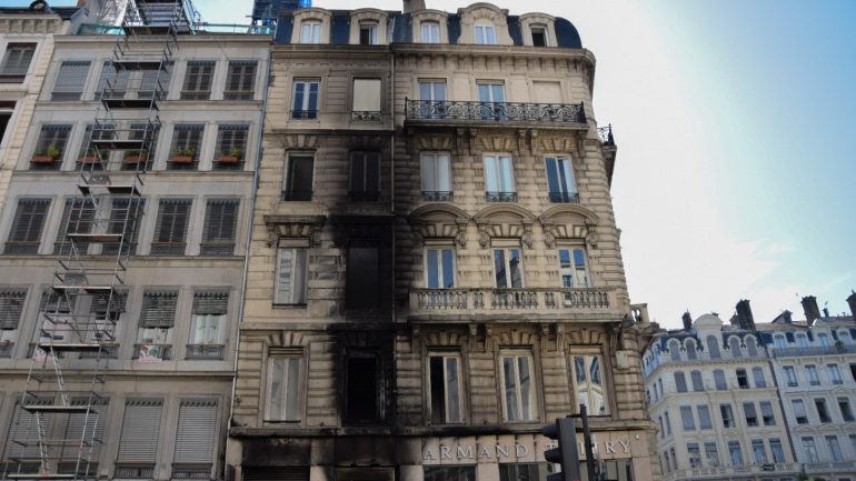 Incendie place des Jacobins