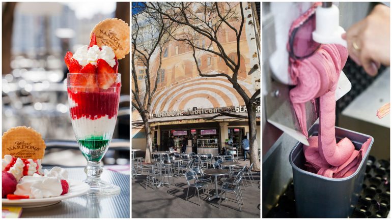 Nardone, une terrasse et des crèmes glacées © Tim Douet (montage LC)