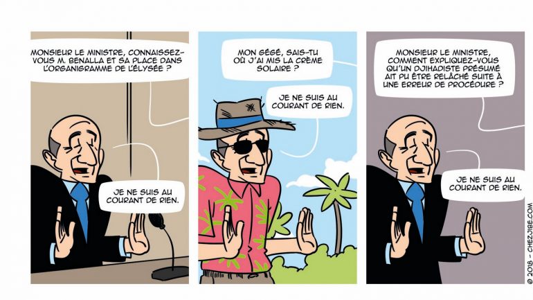 Extrait d’un strip des “Malheurs de Gégé” publié dans le n°780 de Lyon Capitale © Jibé