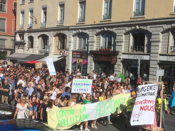 Marche pour le climat à Lyon © Antoine Sillières