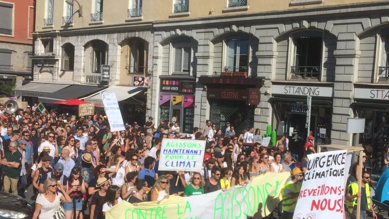 Marche pour le climat à Lyon © Antoine Sillières