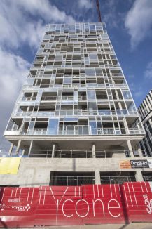 Chantier de la tour Ycone (Jean Nouvel) © Tim Douet