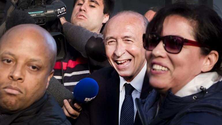 Gérard Collomb de retour à Lyon après sa démission © Tim Douet