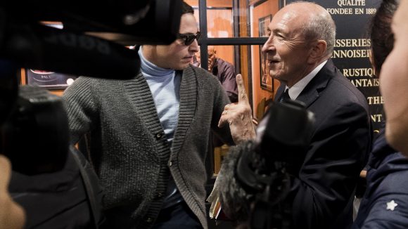 Gérard Collomb de retour à Lyon après sa démission © Tim Douet