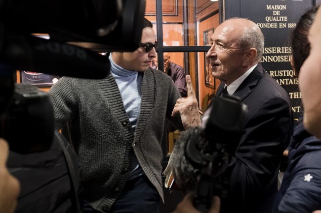 Gérard Collomb de retour à Lyon après sa démission © Tim Douet