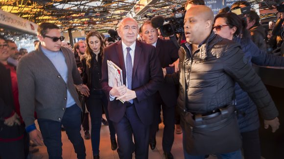 Gérard Collomb de retour à Lyon après sa démission © Tim Douet