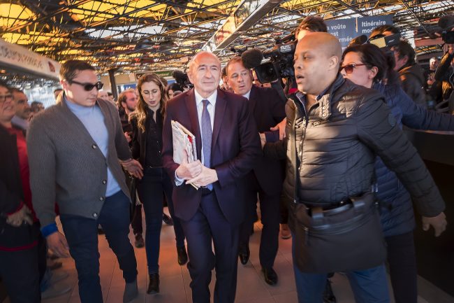 Gérard Collomb de retour à Lyon après sa démission © Tim Douet