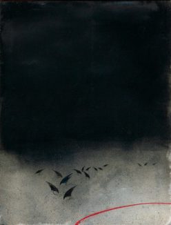 Vladimir Velickovic – Nuit, 2018. Huile sur toile 116x89 cm.