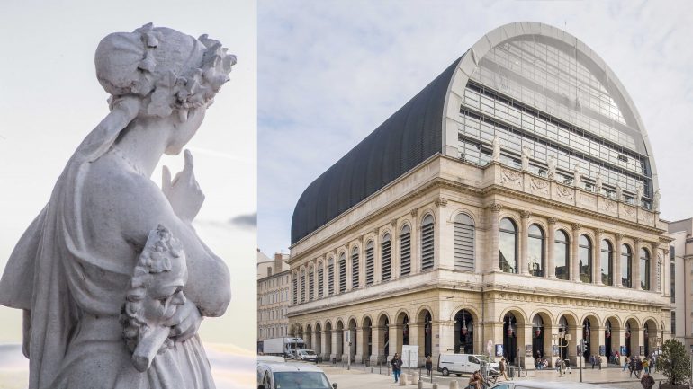 L’opéra de Lyon et l’une de ses muses © Tim Douet