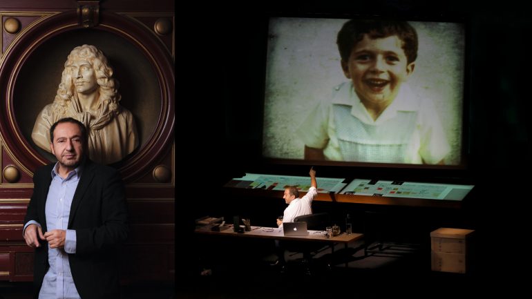 Patrick Timsit, à l’affiche des Célestins avec une adaptation du “Livre de ma mère” d’Albert Cohen © Tim Douet / Pascal Victor (montage LC)