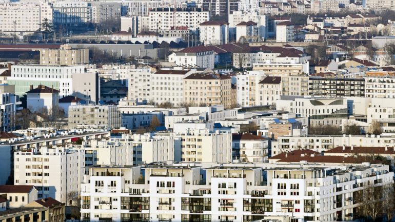 Lyon – Le quartier de Gerland vu de Sainte-Foy © Tim Douet