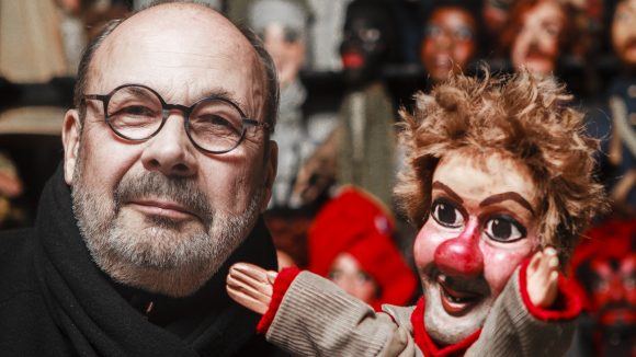 Jean-Marie Ronzet, au théâtre Le Guignol de Lyon – février 2019 © Tim Douet