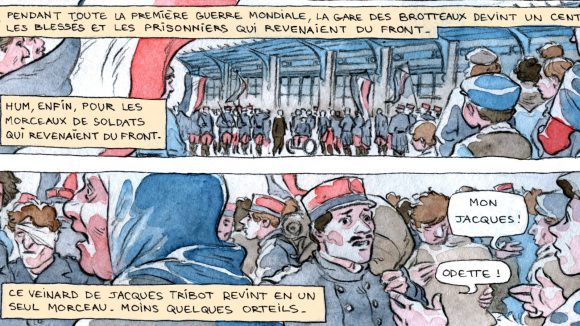 Image extraite de la BD parue dans Lyon Capitale n°785 © Julie Ricossé