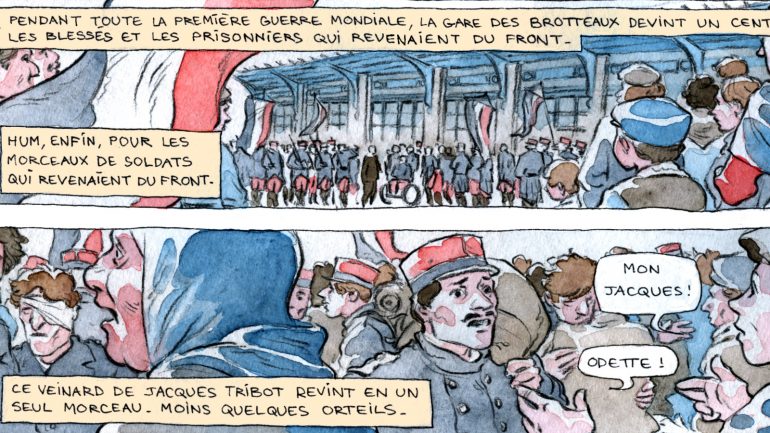 Image extraite de la BD parue dans Lyon Capitale n°785 © Julie Ricossé