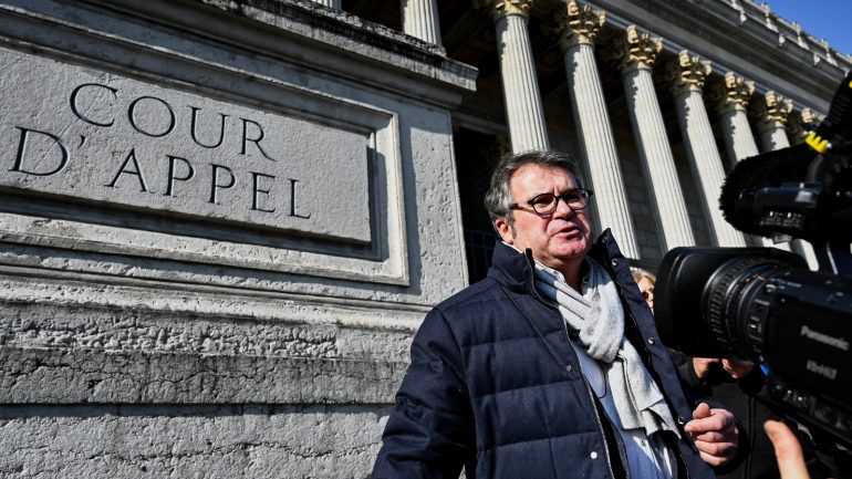 Paul Francois, devant la cour d’appel de Lyon, le 6 février 2019 © Jeff Pachoud / AFP