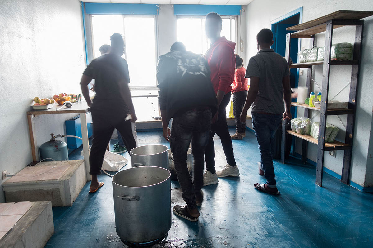 La vie quotidienne au squat Maurice-Scève © Simon Alves