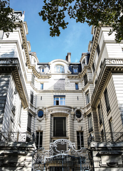 Hôtel particulier dans le quartier de la préfecture – Lyon © Antoine Merlet 2019