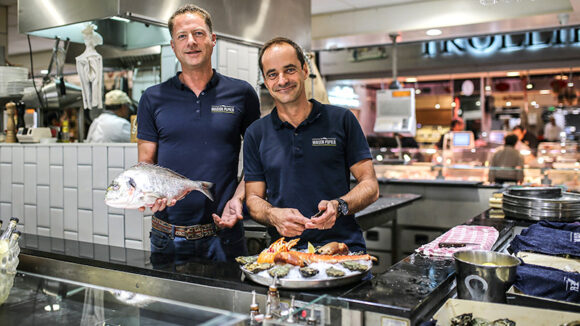 Nicolas Bureau et Florent Bugeat – Maison Pupier, halles de Lyon © Antoine Merlet